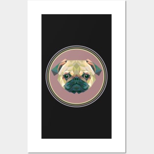 Pug Puppy Dog Lovers Face Cute Pop Art Adoption Posters and Art